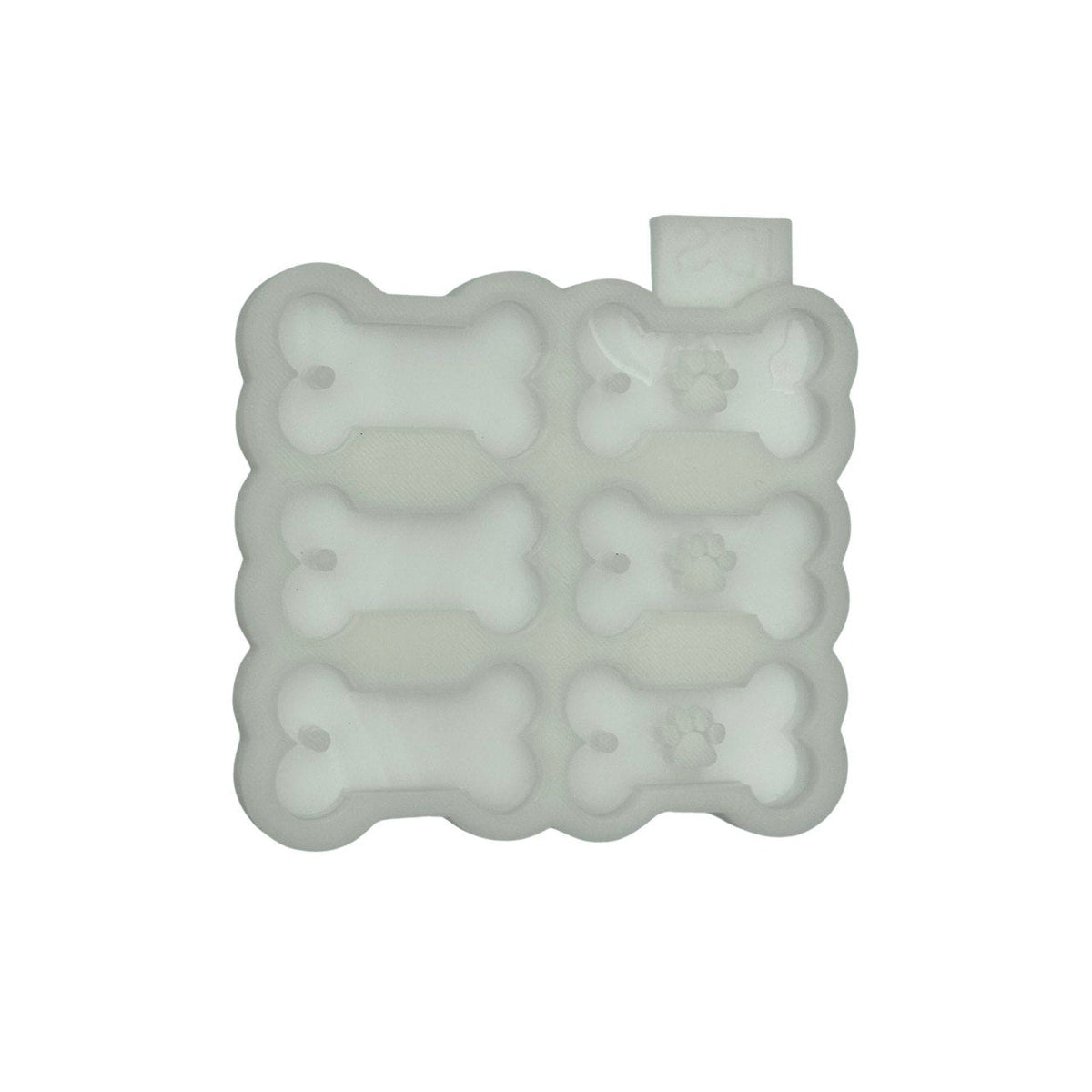 6-Cavity Dog Bone Silicone Mold - Ideas Decor Shop