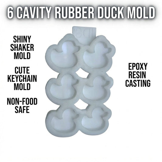 6-Cavity Duck Silicone Mold - Ideas Decor Shop