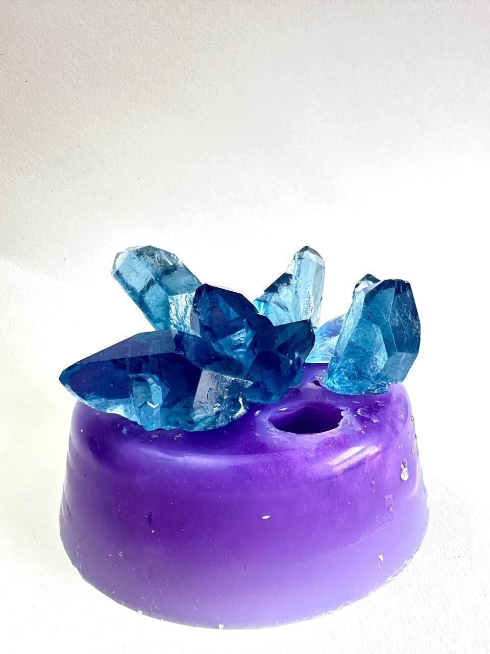 6 Piece Amethyst Crystal Cluster Silicone Molds for Resin Crafting - Ideas Decor Shop