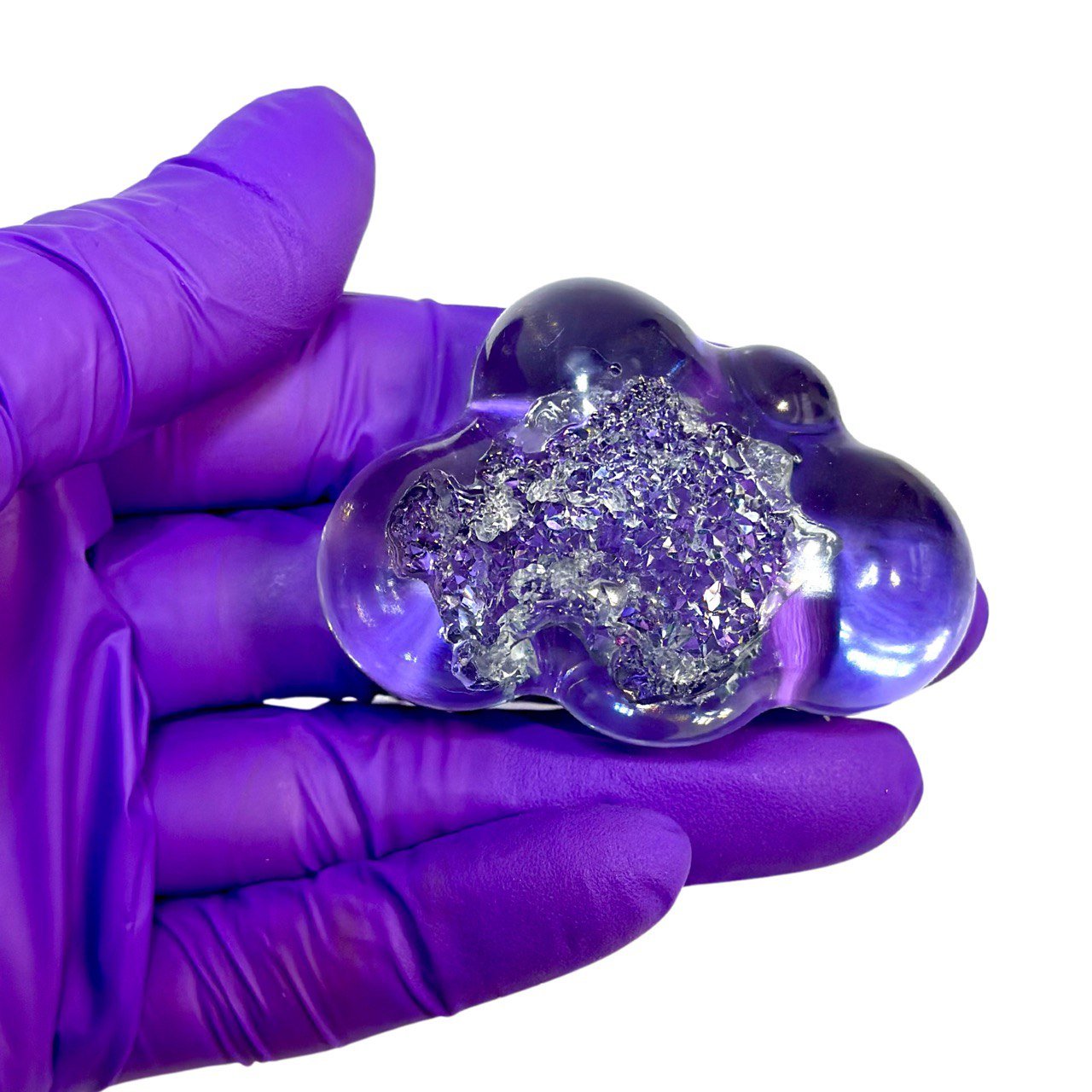 6 Piece Crystal Druzy Clouds Resin Mold for DIY Jewelry Making - Ideas Decor Shop