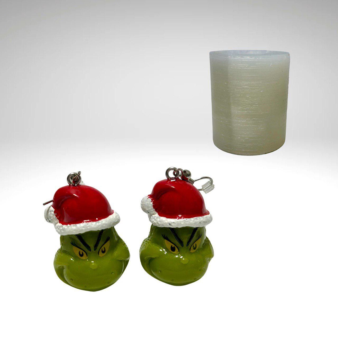 Christmas Grinch Decorations Mold for Resin, Candle, Soap Making