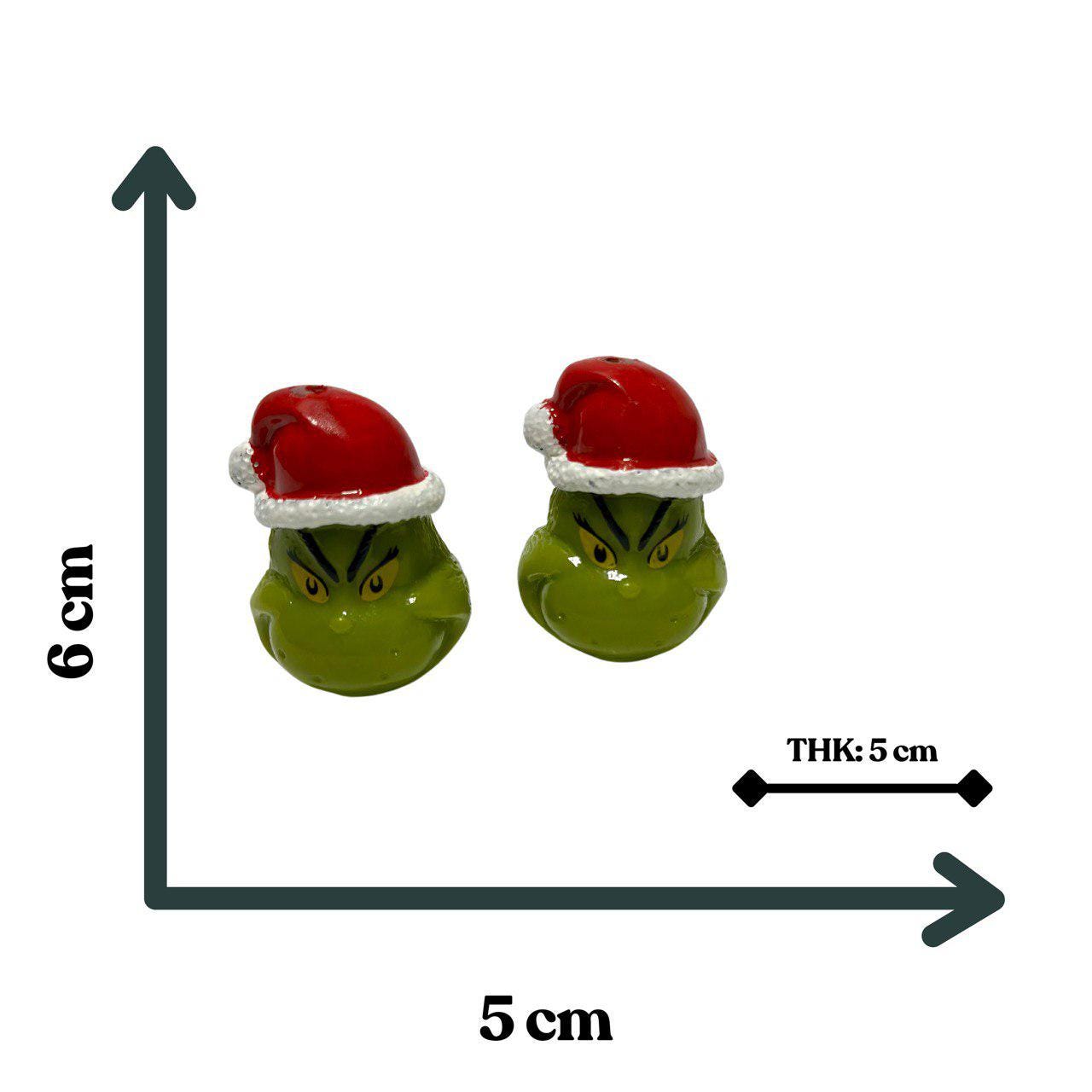 Christmas Grinch Decorations Mold for Resin, Candle, Soap Making