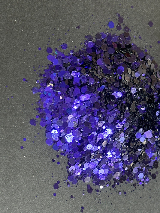 5g Deep Violet Chameleon Glitter – Intense Purple Iridescent