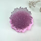 Sparkling Crystal Flower Coaster Silicone Mold, Create Stunning DIY Coasters, Great Gift for Crafters and DIY Enthusiasts
