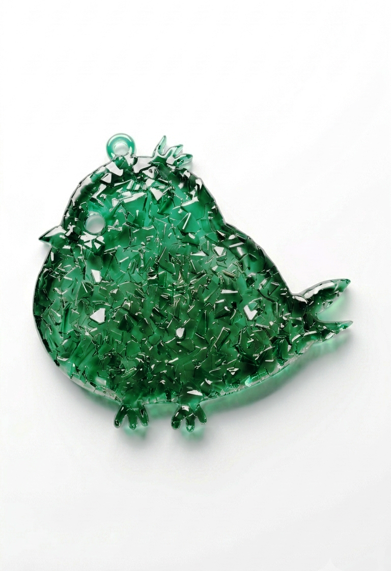 Crystal Bird Silicone Mold 10cm x 9.5cm