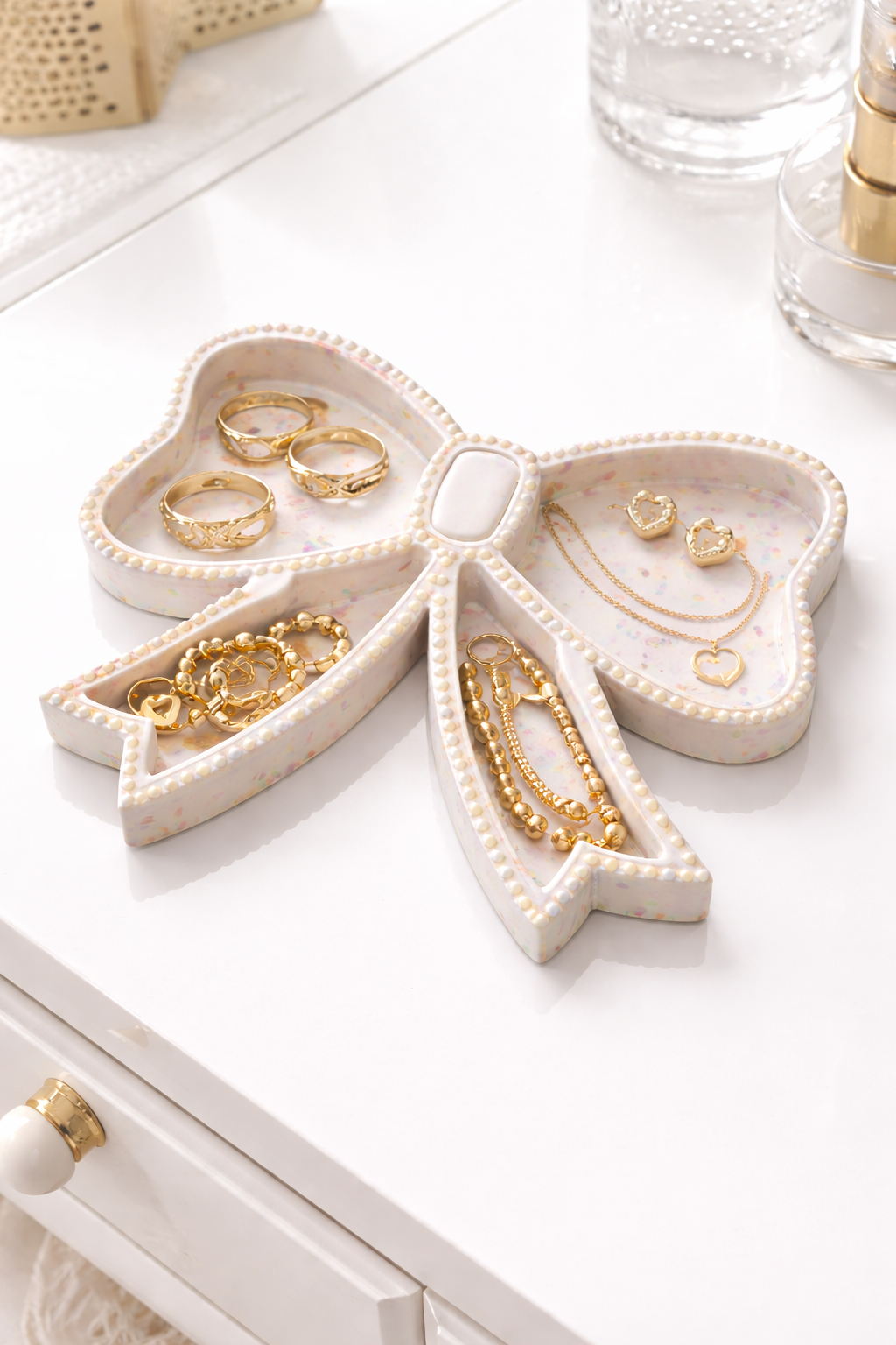 Bow Trinket Tray Mold | Jewelry Dish