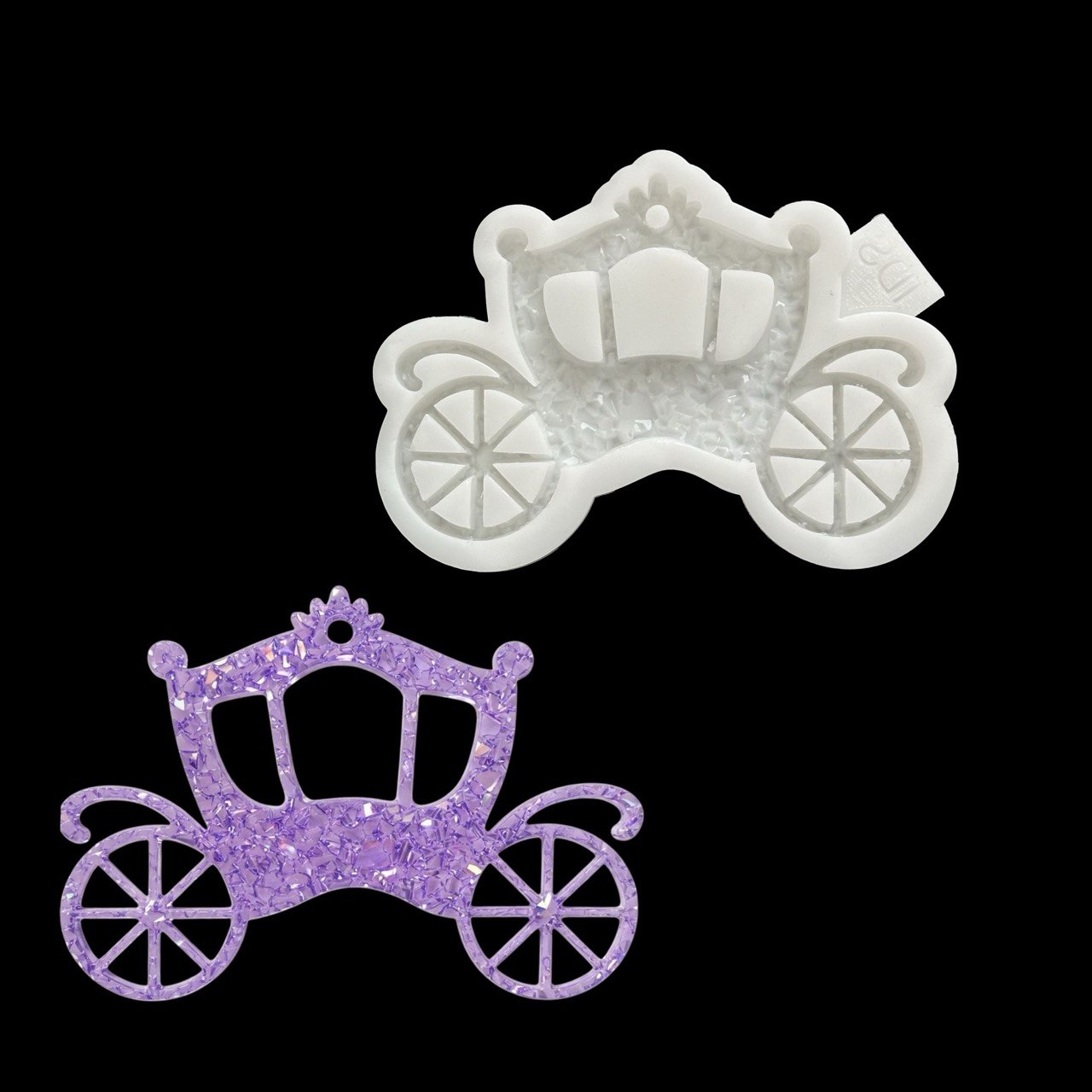 Druzy Carriage Silicone Mold
