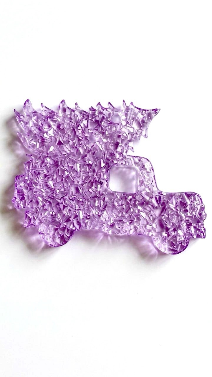 Druzy Christmas Car Silicone Mold