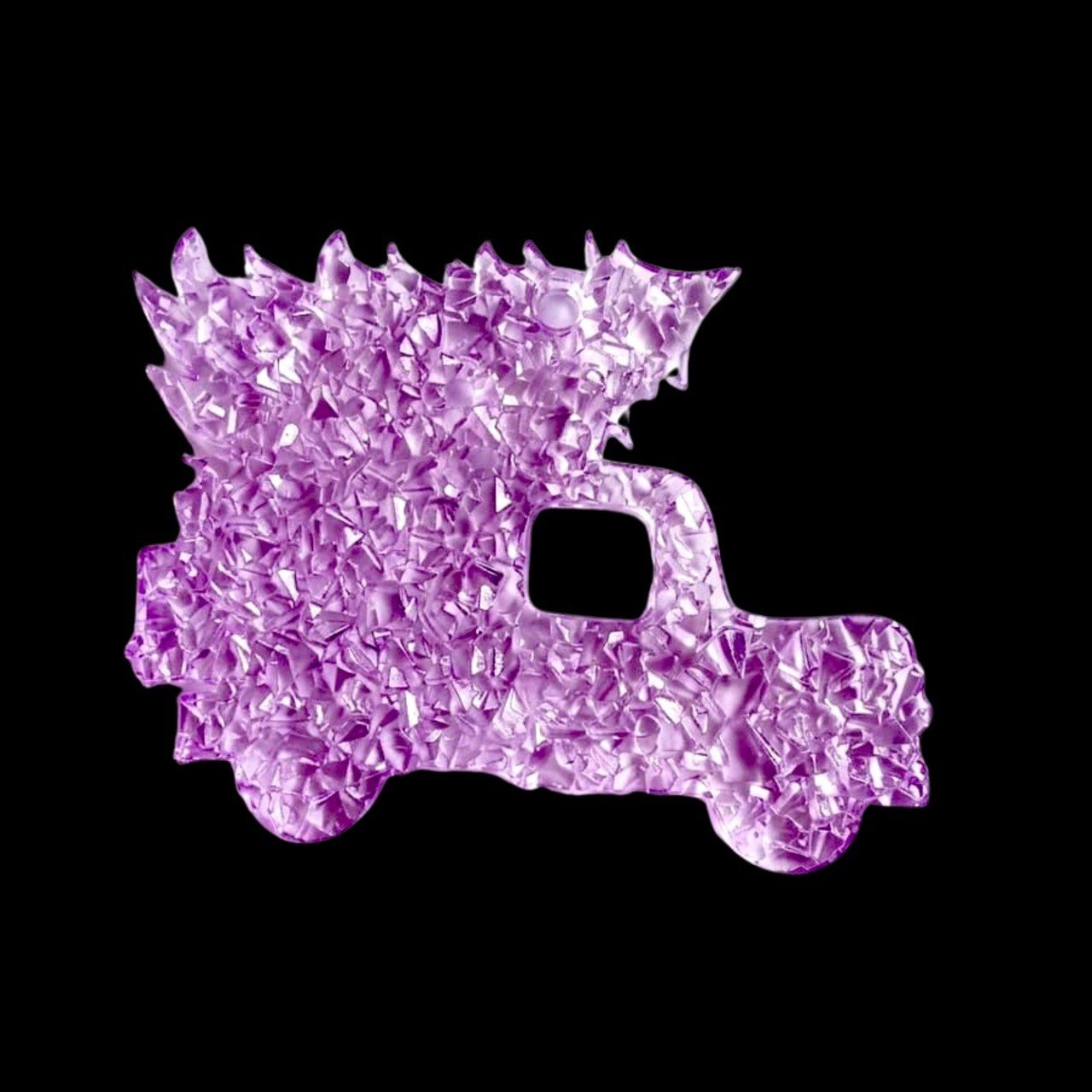Druzy Christmas Car Silicone Mold