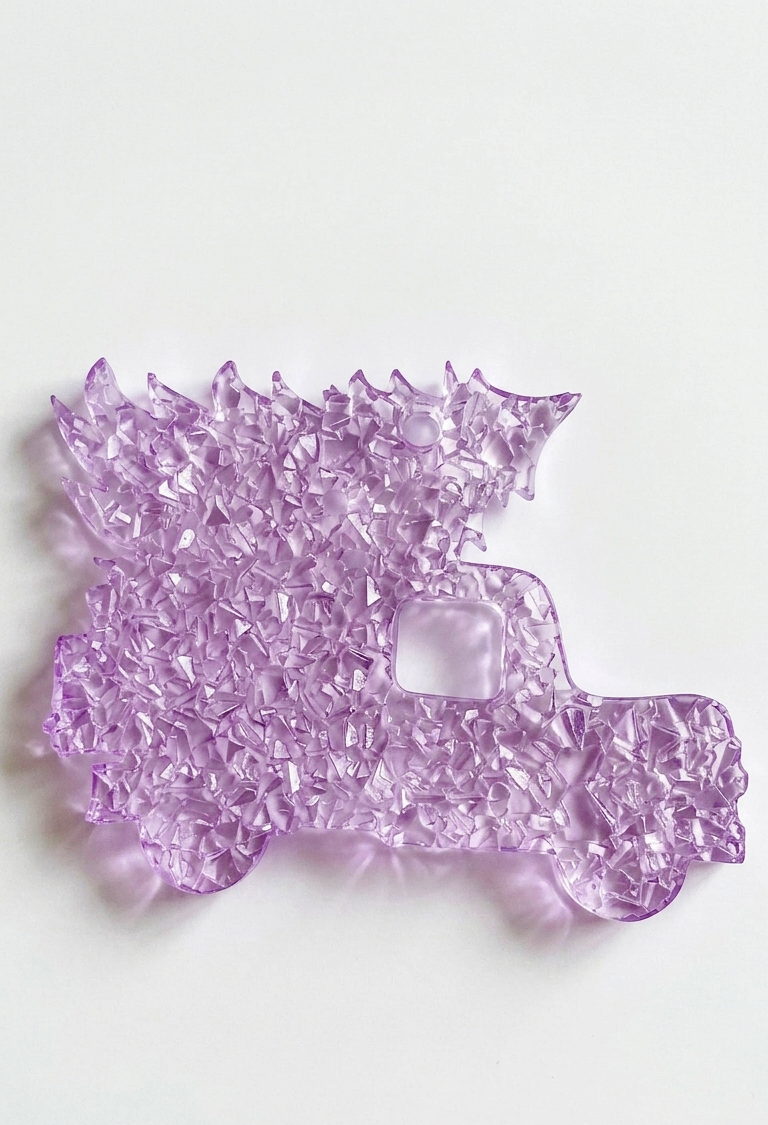 Druzy Christmas Car Silicone Mold