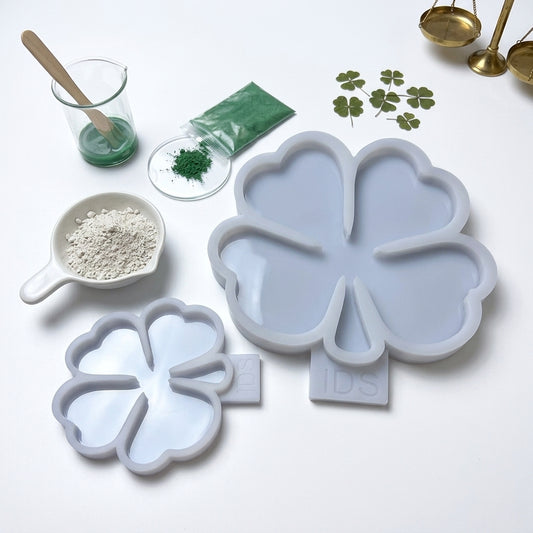 Clover Silicone Mold Four Leaf Clover Tray Coaster Mold