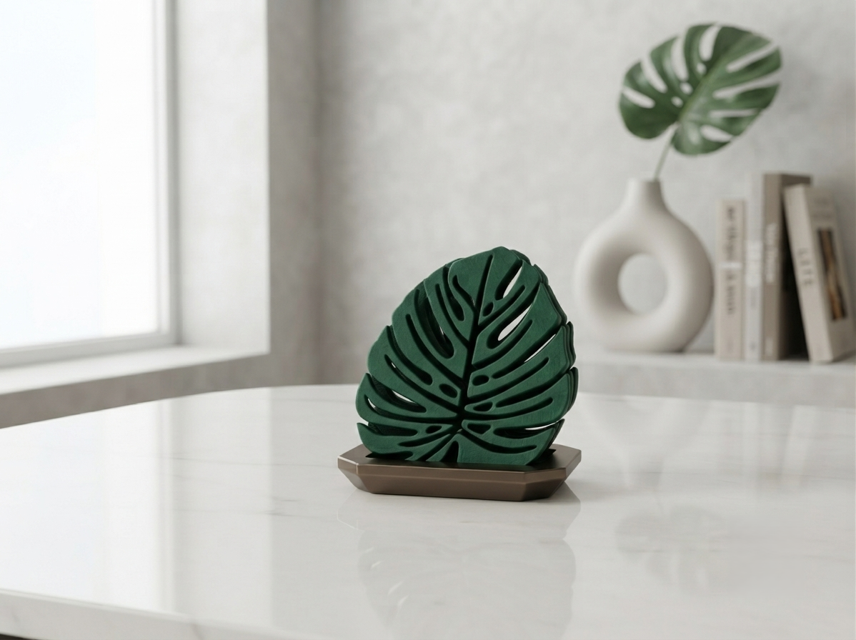 Coaster Monstera Leaf Silicone Mold