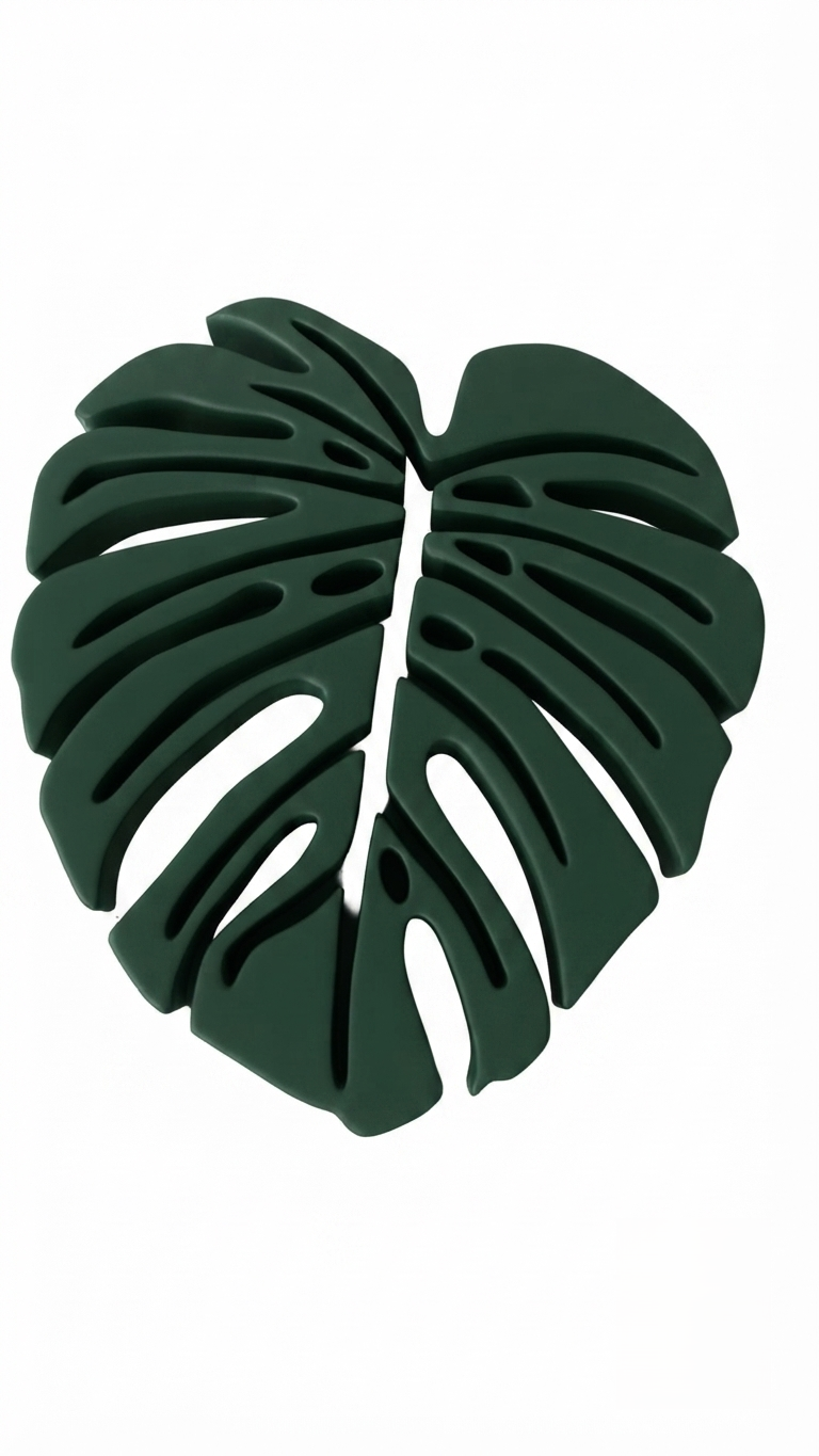 Coaster Monstera Leaf Silicone Mold