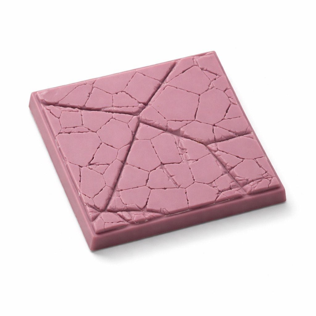 Cracked Square Coaster Mold 9x9 cm