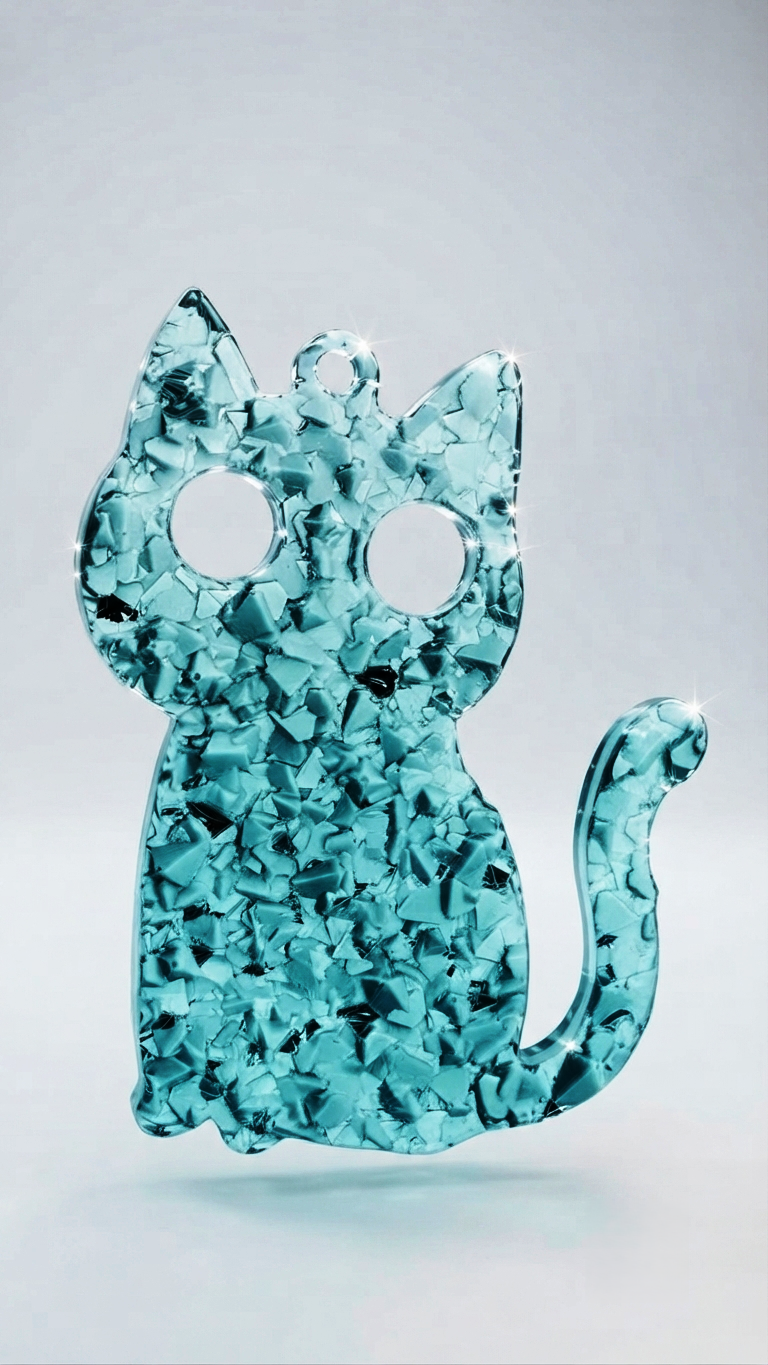 Crystal Cat Silicone Mold