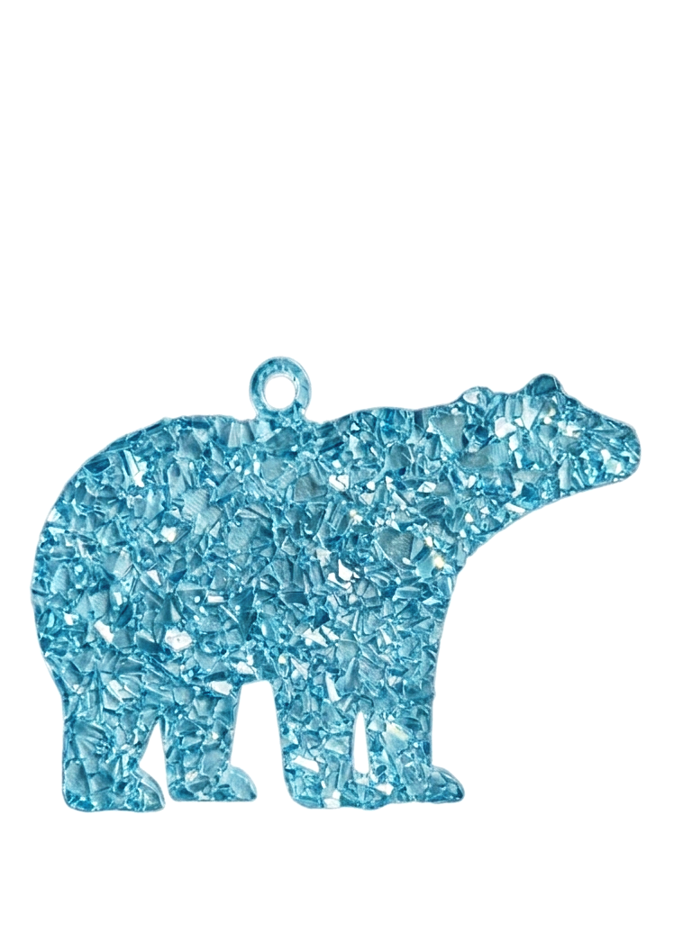 Crystal Bear Christmas Tree Resin Mold