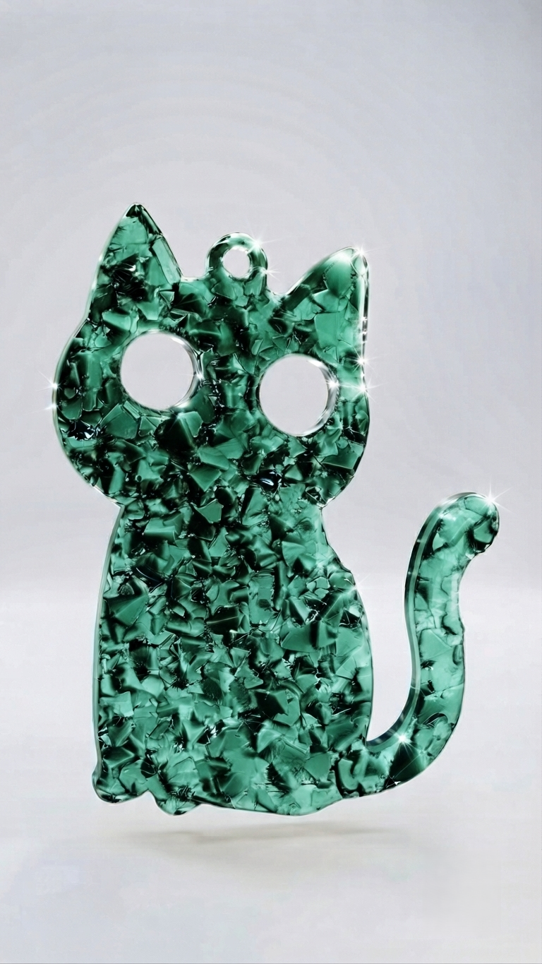Crystal Cat Silicone Mold