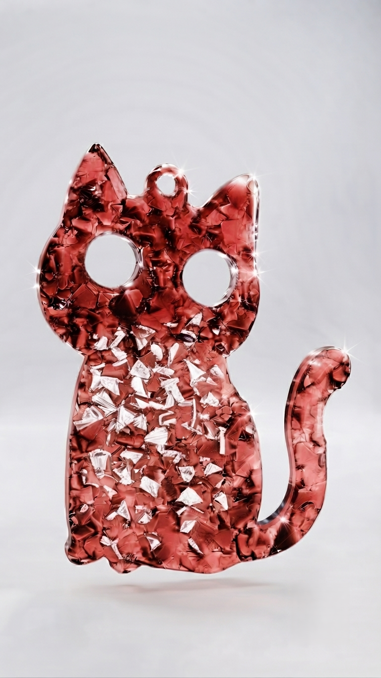 Crystal Cat Silicone Mold