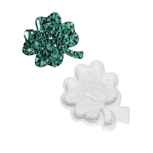 Crystal Druzy Four Leaf Clover Silicone Mold