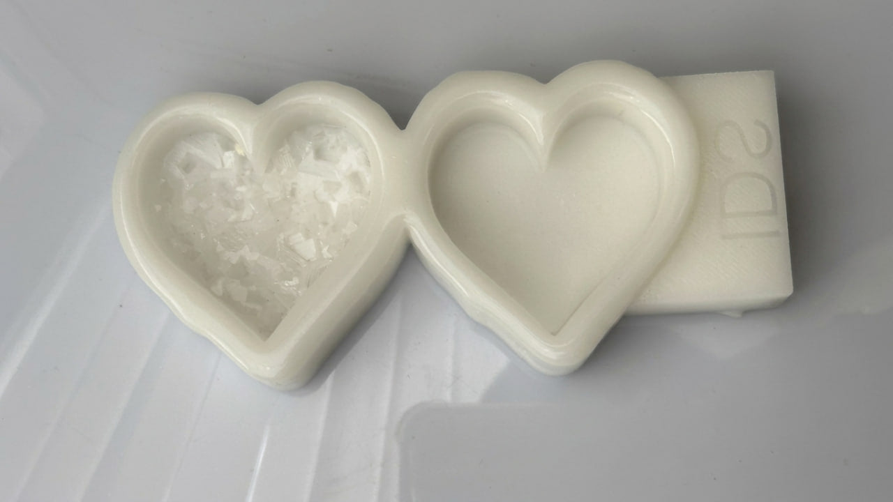 Dual Heart Silicone Mold