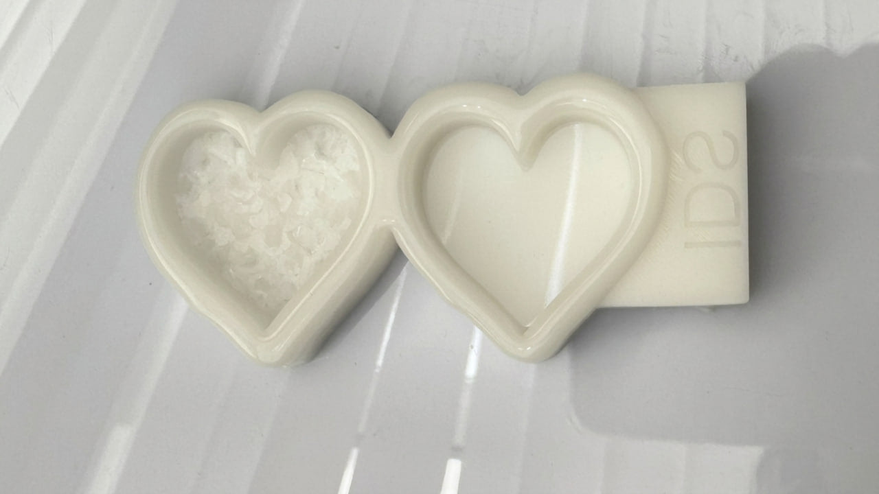 Dual Heart Silicone Mold