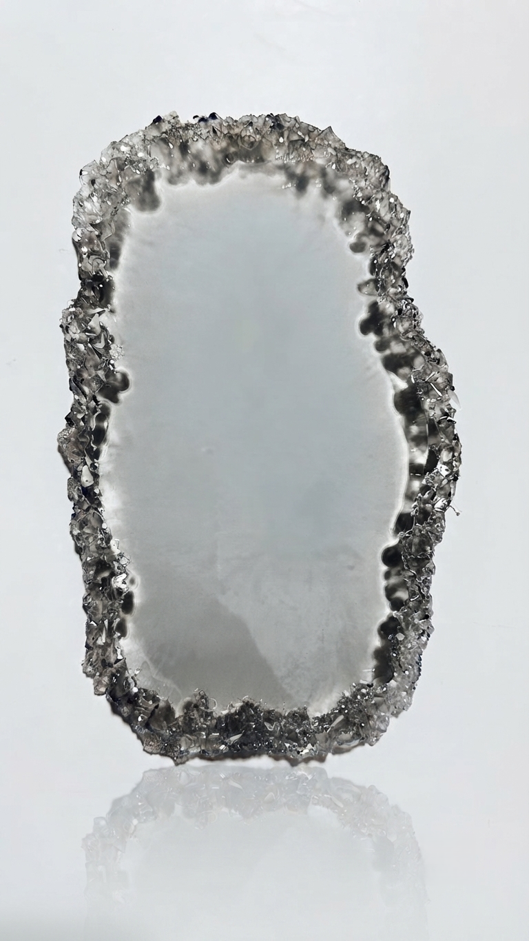 Extra Large Irregular Crystal Edge Tray Silicone Mold
