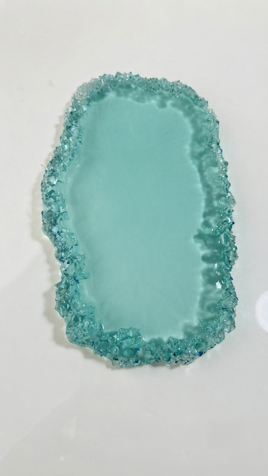 Extra Large Irregular Crystal Edge Tray Silicone Mold