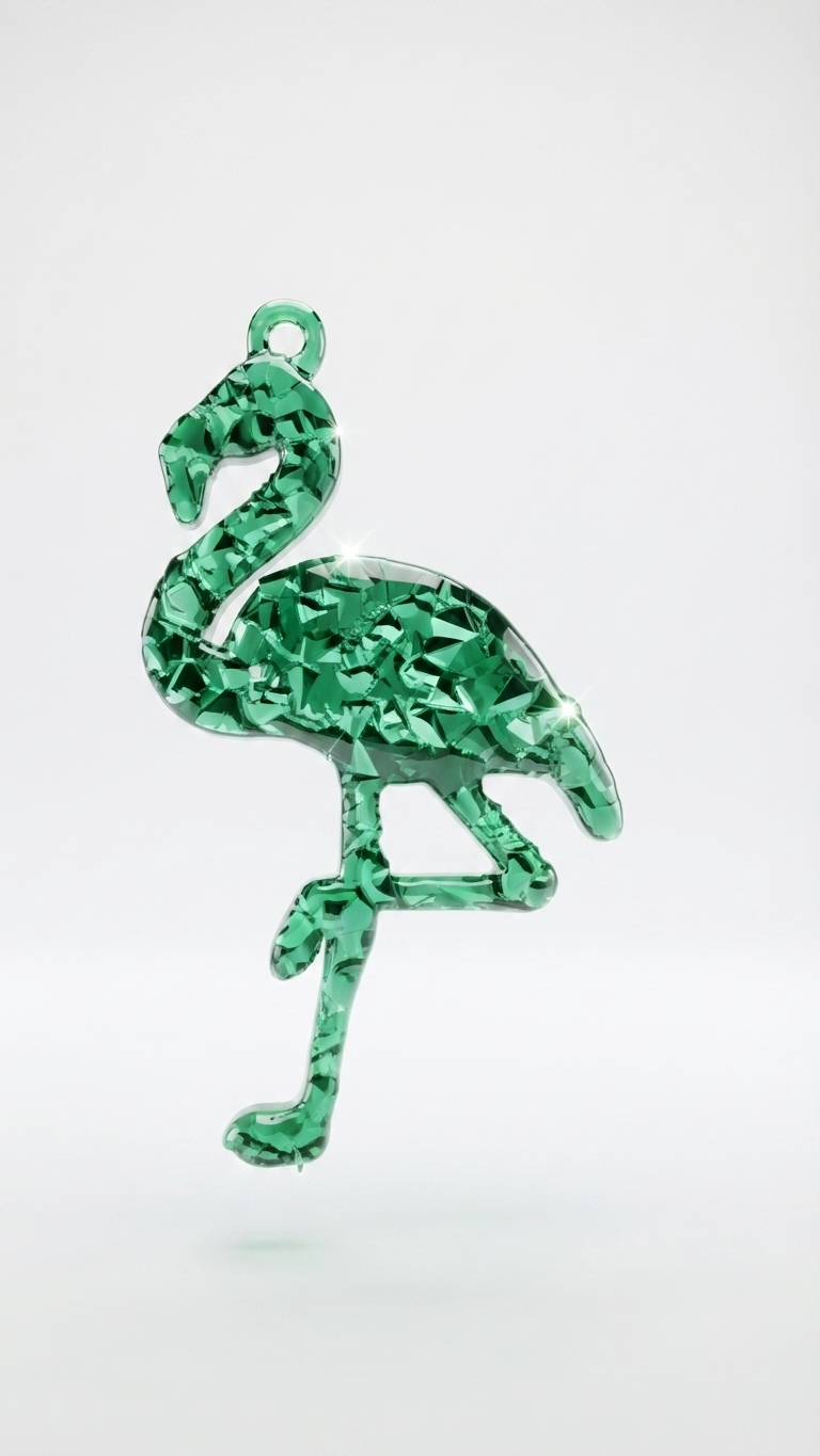 Crystal Flamingo Silicone Mold