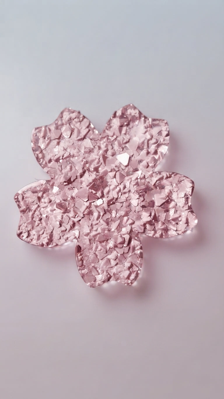 Crystal Druzy Flower Silicone Mold