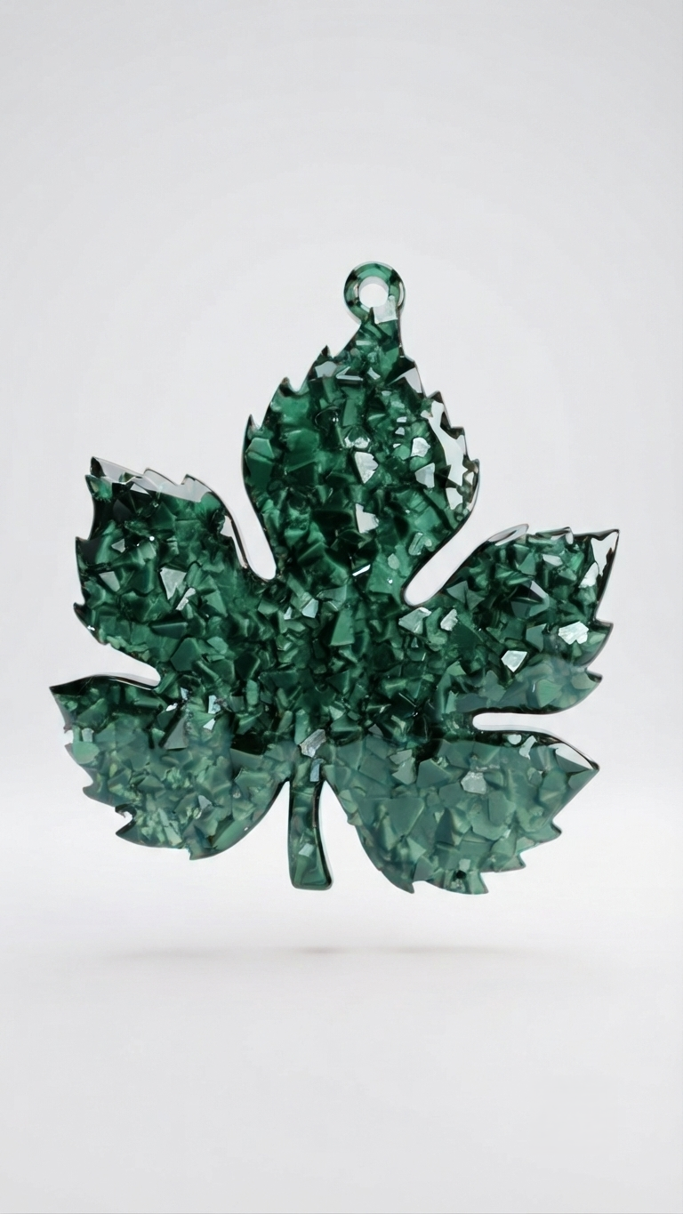 Crystal Maple Leaf Silicone Mold