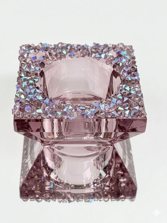 Crystal Tea Light Holder Silicone Mold for Resin Epoxy Art DIY