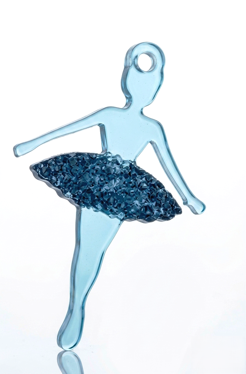 Crystal Ballerina Ornaments Silicone Mold - DIY Craft Supplies