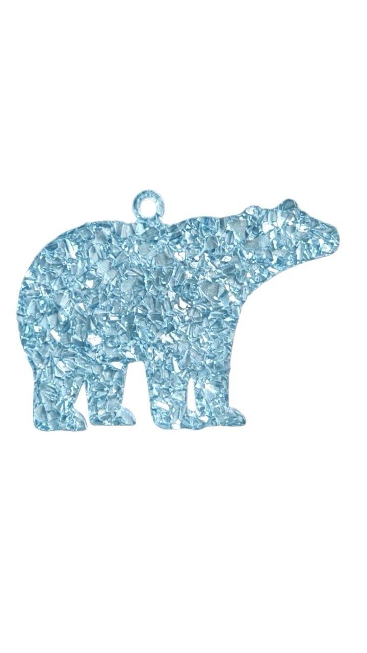 Crystal Bear Christmas Tree Resin Mold