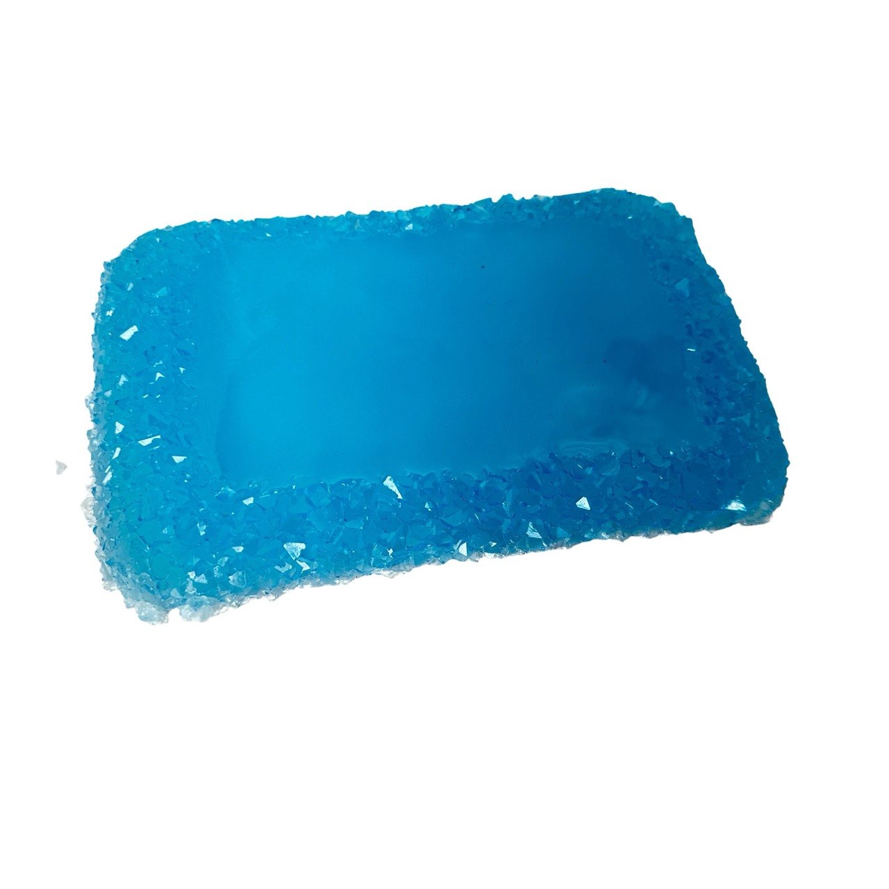 Luxury Crystal Edge Rectangular Tray Silicone Mold
