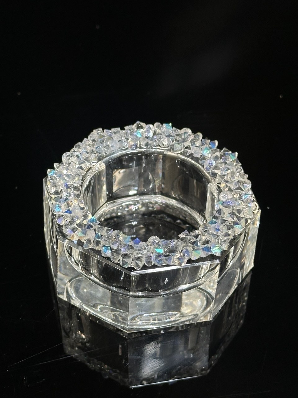 Crystal Candle Holder Silicone Mold for Epoxy Resin and Craft Projects