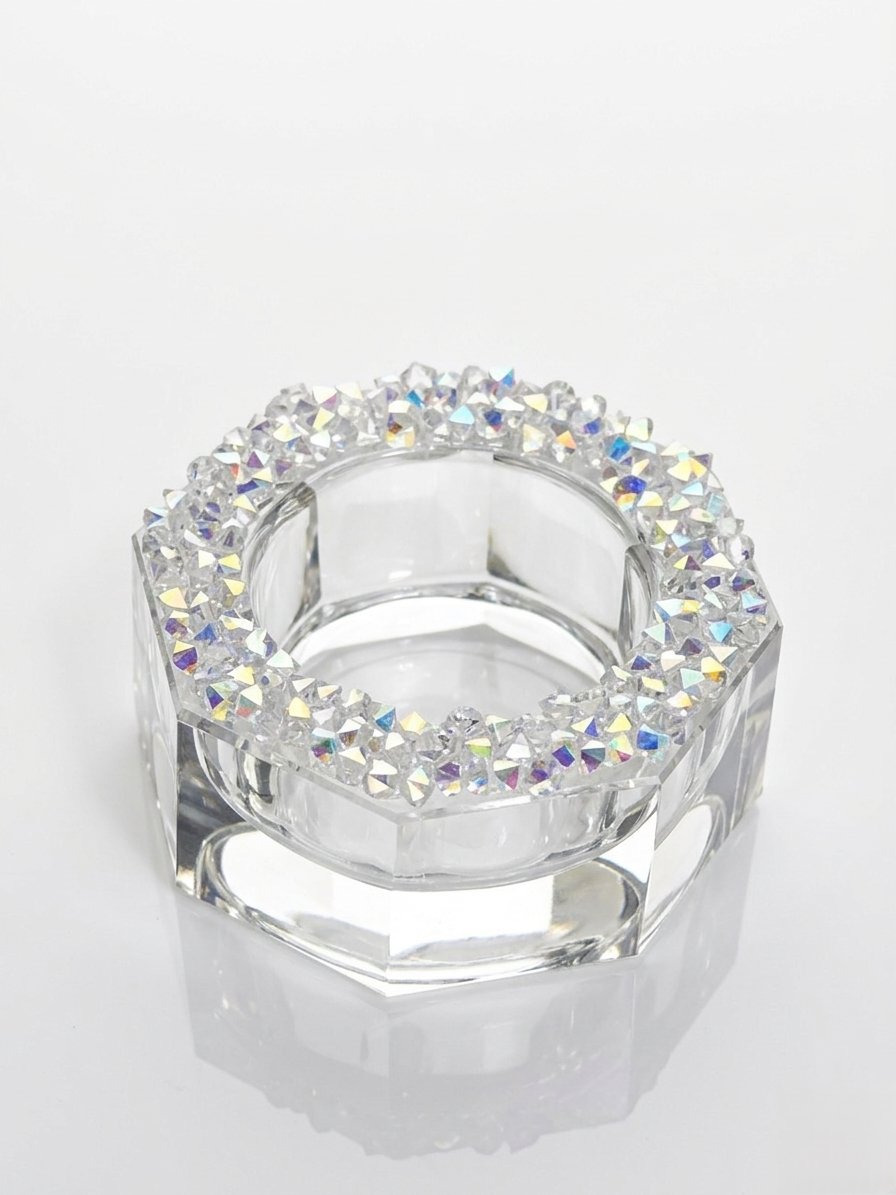 Crystal Candle Holder Silicone Mold for Epoxy Resin and Craft Projects