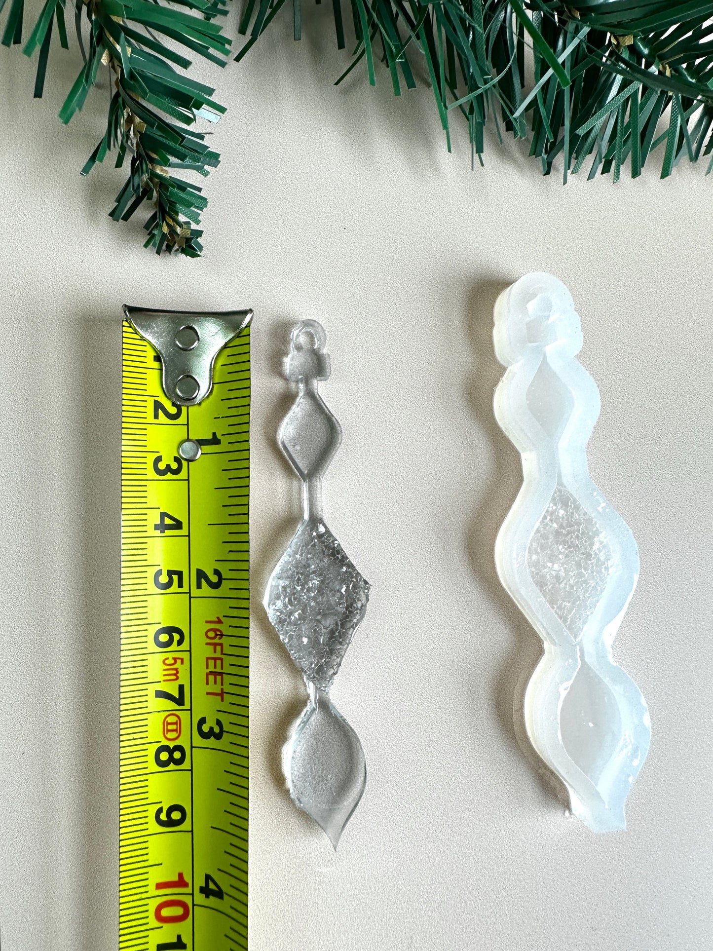 Украшение рождественской елки с силиконовой формой с кристаллами-формы в форме сосульки для изготовления изделий из смолы-идеальный подарок для праздничного декора своими руками