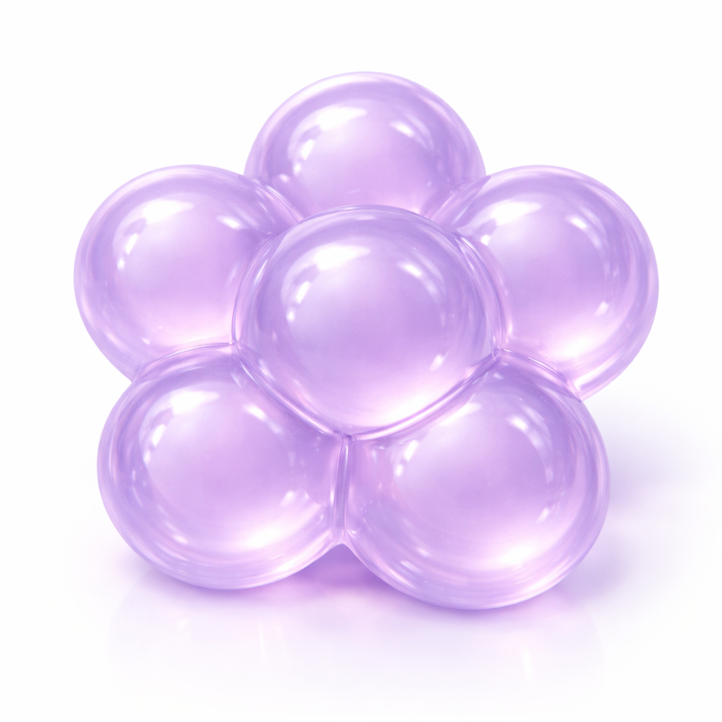 3D Daisy Silicone Mold Set of 3 Sizes | Puffy Flower Mold