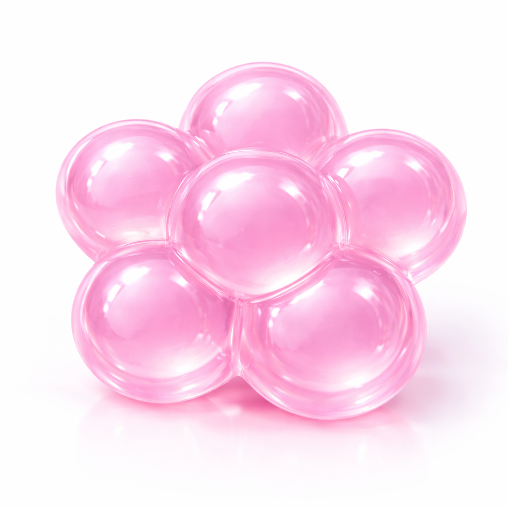 3D Daisy Silicone Mold Set of 3 Sizes | Puffy Flower Mold