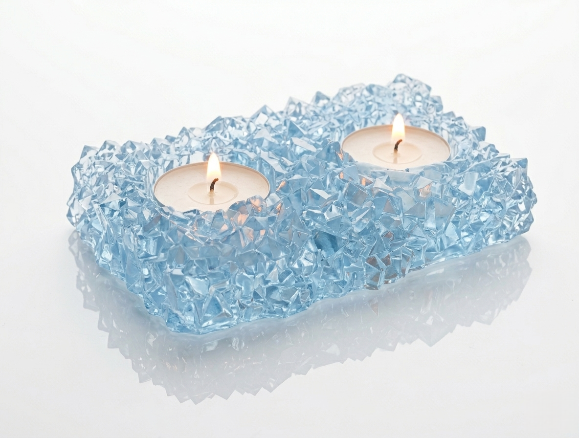 Double Tealight Holder Mold
