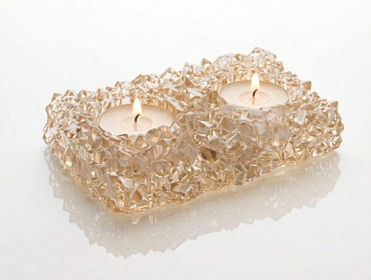 Double Tealight Holder Mold