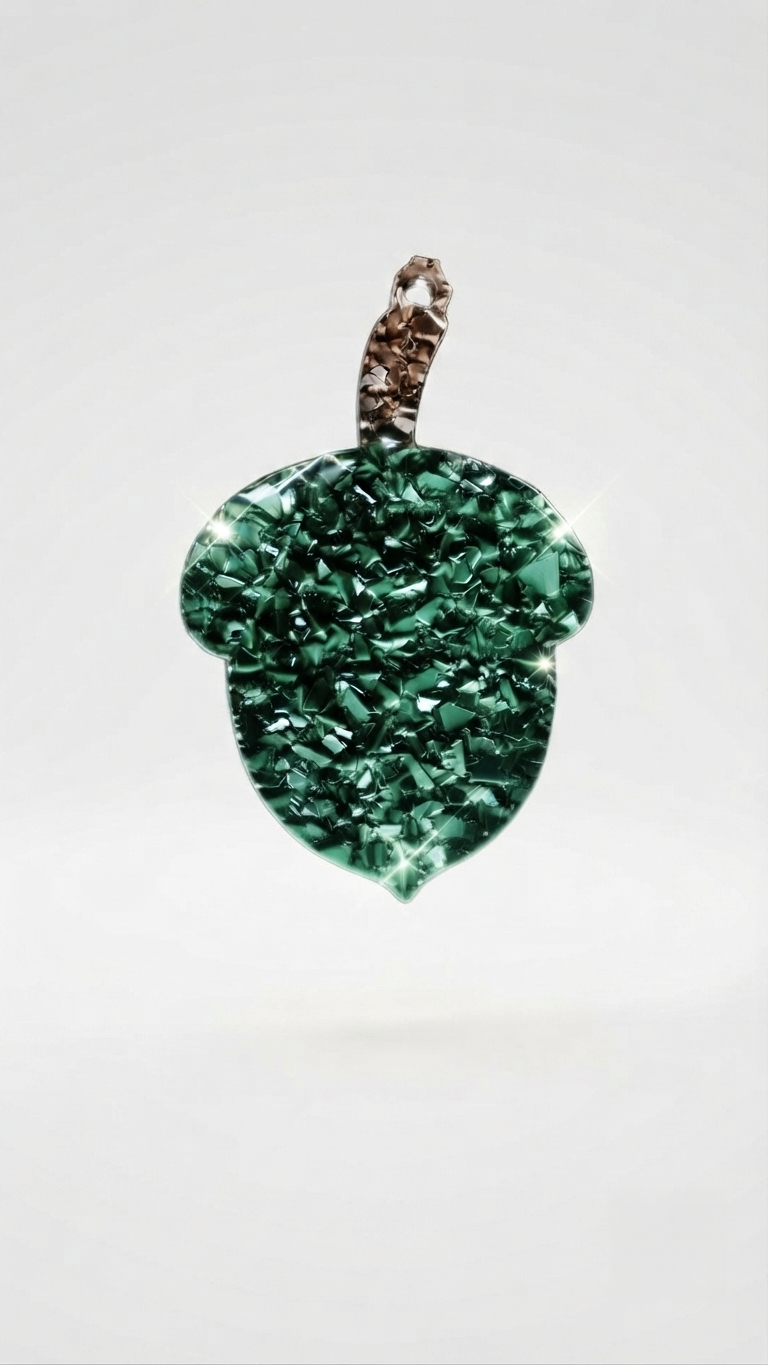 Druzy Acorn Resin Mold