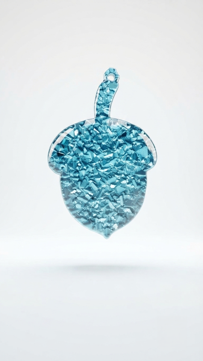 Druzy Acorn Resin Mold