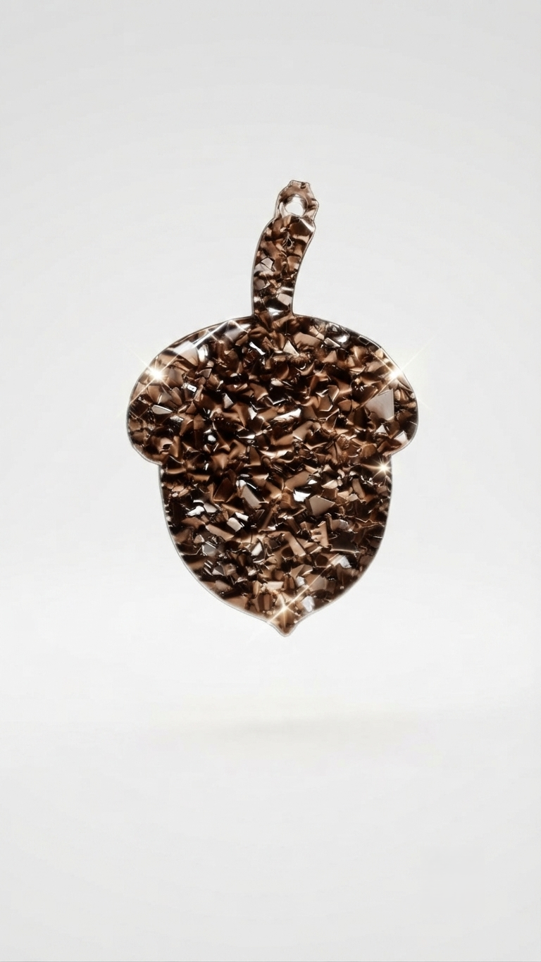 Druzy Acorn Resin Mold