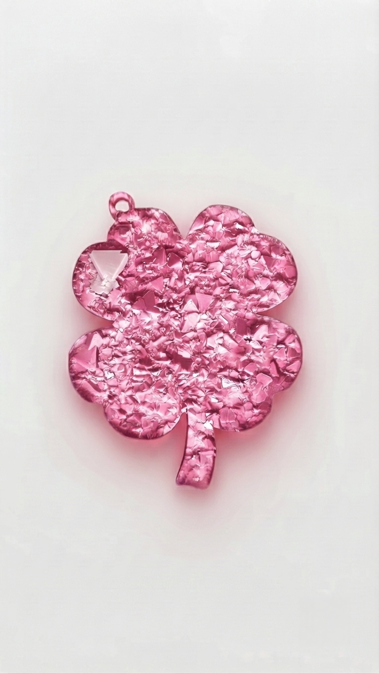 Druzy Four-Leaf Clover Resin Mold