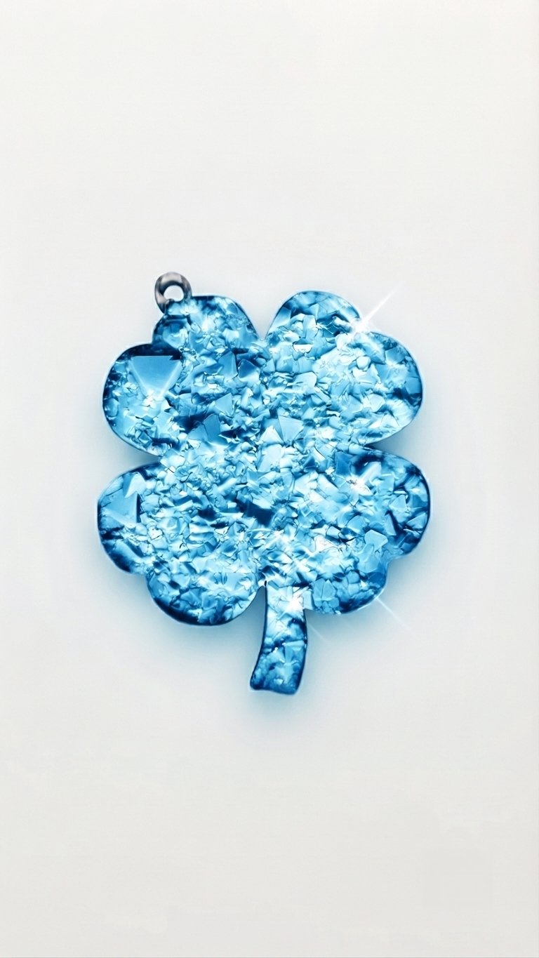 Druzy Four-Leaf Clover Resin Mold