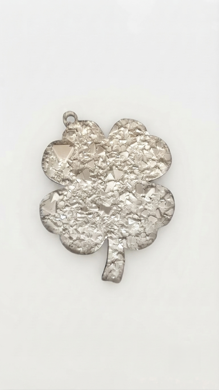 Druzy Four-Leaf Clover Resin Mold