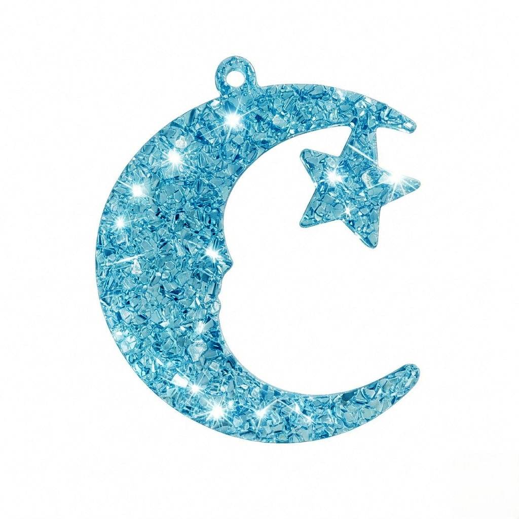 Druzy Moon Star Silicone Mold