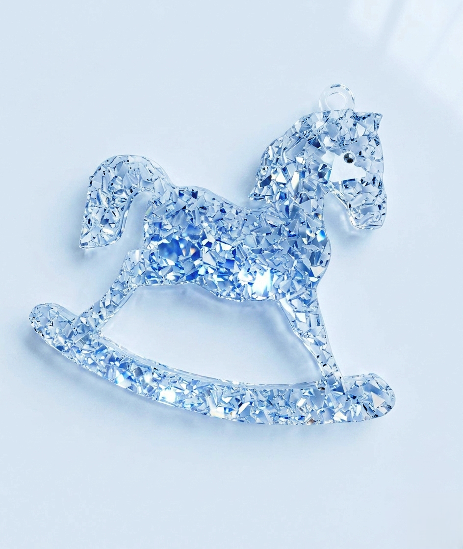 Druzy Rocking Horse Mold