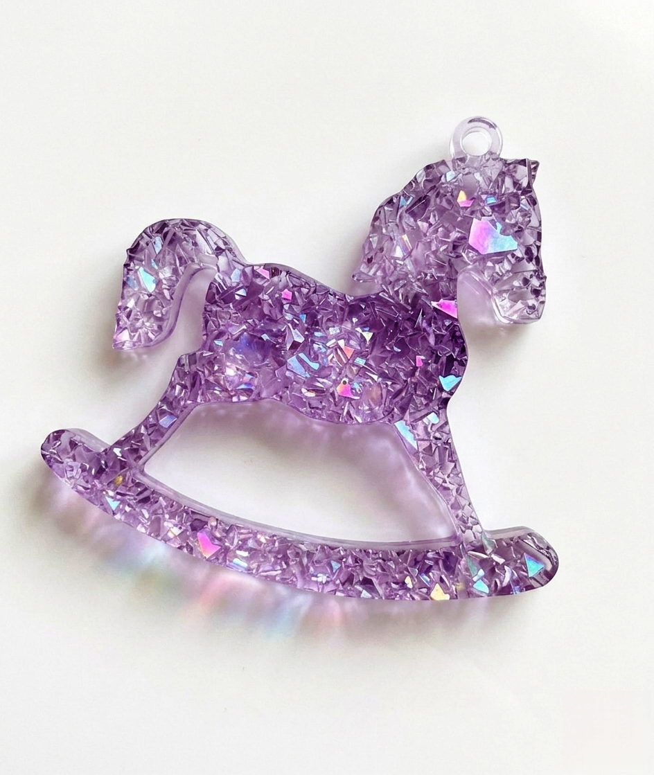 Druzy Rocking Horse Mold